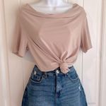 Preston & York NWOT Beige Cowl Neck Blouse size Small Photo 1