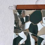 Aerie Green Printed Real Me Smocked Waistband Legging SIze X-Small Photo 8