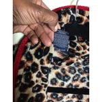 Faded Glory  Leopard Print Fleece Robe Sz. Large 12/14 Brown/Black Photo 5