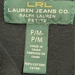 Vintage Lauren Jeans Co.‎ Y2K Long Sleeve Black Shirt Size MP Classic Preppy Photo 4