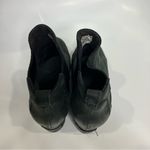 Sorel Lea black leather wedge booties women’s size 7 casual winter trendy punk Photo 4