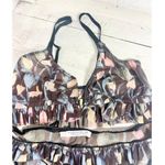 NWT Underprotection Nikoline Ruffle Trim Bra & Briefs Set Blue Floral Women's S Photo 2