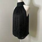 Joie  Erola D black paisley sleeveless halter top size S Photo 3