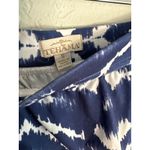 Tehama Athletic Tiered Mini Skirt Ikat Preppy Athletic Athleisure Golf Sporty Blue Photo 2