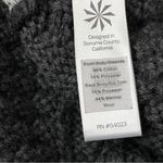 Athleta Charcoal Heather Gray Madera Sweatshirt Wool Cable Knit Sz Medium Photo 8