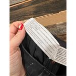 Abercrombie & Fitch NWT 90s Straight High Rise Jeans Faux Leather sz 29 / 8S Photo 5