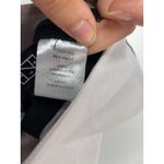 Hutch  Jumpsuit Womens 6‎ Black Open Back Crepe Mock Neck Colorblock Photo 5