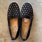 London Fog  slip on US 5.5 black tan rhinestones Photo 11