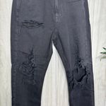 American Eagle NWT  High Rise 90s Slim Boyfriend Jeans Bold Black size 6/28 Photo 5