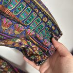 Krist Gudnason Cotton MaxiDress Vintage 70s Geometric Egyptian Ethnic size S Blue Photo 6