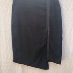 Bebe  Asymmetrical‎ Black Skirt Photo 4