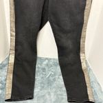 Athleta  Sculptek Jeans Womens 12 Black Denim Cotton High Rise Skinny Leg Photo 1