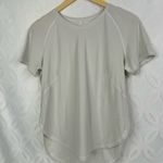 Lululemon Swiftly Tech Short Sleeve Top Women Light Grey Athletic Size M Photo 5