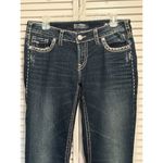 Silver Jeans Aiko Mid Bootcut Medium Wash Low Rise Stitching Size 30x33 Logo Photo 1