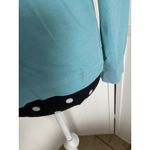 Ivory Ella  Womens Tee Size Small Aqua Elephant Paisley Long Sleeve‎ Tee Shirt Photo 6