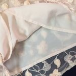 Hinge blouse lace lined cold shoulder light peach Photo 7