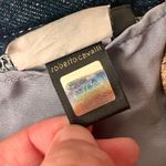 Roberto Cavalli Vtg RARE  Jeans Black Embroidered & Beaded Half Lined Inside Sz L Photo 2