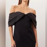 Monique Lhuillier ML Luna Crepe Mini Dress Photo 3
