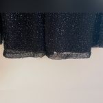 Chadwick's Vintage Black Beaded Top V-Neck Womens Large Fairy Whimsy Valentines Photo 8