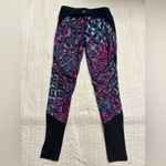 Avia  pink blue and purple geometric print athletic leggings NWOT Photo 1