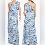 Sachin + Babi NEW Chelsea Floral Print One-Shoulder Gown Pansy Prelude sz 8 Photo 1