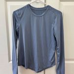 CRZ Yoga Women's Long Sleeve Blue Dry Fit Top Photo 1