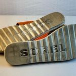 Sorel Ella II Slide Sandal Desert Sun Orange Suede Leather Women Size 10 EUR 41 Photo 8