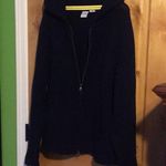 Armani Exchange 2-Pocket Navy Lambswool Zip Hooded Cardigan EUC Wmn XL / Men’s L Photo 1