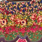 Maeve  by Anthropologie Sheffield Textured Floral Bohemian Pencil Skirt Size 12 Photo 4