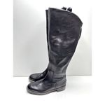 Franco Sarto Meyer Black Leather Knee High Boots Size 6 Photo 2