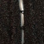 Vintage black and rainbow sparkle knit and crochet black cardigan size L Size L Photo 2