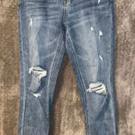 Vervet medium wash distressed straight leg jeans size 26 #750 Photo 0