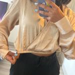 NA-KD Champagne Wrap Top Photo 4