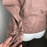 Maurices Women's Brown Jacket Ruched 3/4 Sleeve Pockets Boho Grunge Y2K M Photo 6