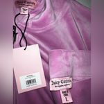 Juicy Couture Size L velour bling shorts set Dewberry Purple matching set Photo 2
