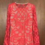 Mystic  Woman’s Lace Long Sleeve Mini Woman’s Dress Size Large Photo 1
