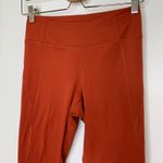 Girlfriend Collective  High-rise Jersey Leggings Burnt Orange Womens Small Photo 1