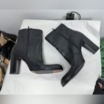 Nine West Classy Black Bredeo Ankle Boots sz 9 approx 4” heel Beautiful Photo 7