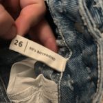 PacSun Light Blue Allover Ripped Boyfriend Jeans Size 26 Photo 3