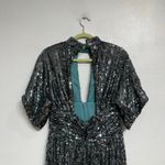 Jovani  Green Sequin Mini Cut Out Dress Sz 10 NWT Photo 6