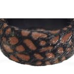 Source Unknown VTG 80's Fashionable Animal Print Faux Fur 5" Boho Grunge Bangle Bracelet Photo 3