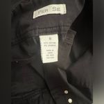 Per Se  Black Cargo Cotton Blend Mini Skirt Womens Size 8 Pockets Photo 3