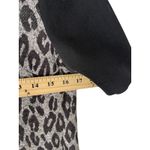 Catherine Malandrino  Size Small Black Gray Leopard‎ Print Midi Dress Photo 6