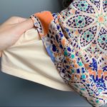 DR2 Patchwork Boho Crochet Long Sleeve Romper White Photo 11