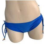 Tuti Brazilian Size Medium Blue Side Tie Bikini Bottom New Without Tags Photo 2
