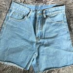 High Waist Denim Shorts Photo 0