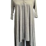 We The Free Women's Drippy Hi Low Tunic Dress in Heathered Gray Size Small Photo 1