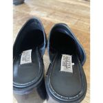 BRUNO® VALENTI Black Genuine Leather Block Heel Brazil Women’s Mules Size 6M Photo 5