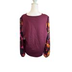 Nine West NWT Women’s  Blouse Size XL Long Puff Sleeve Crewneck Retail $29.99 Photo 3