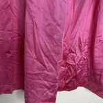 Vanity Fair  Vintage Bright Pink Pajama Top Nylon Bed Jacket Size Large Photo 2